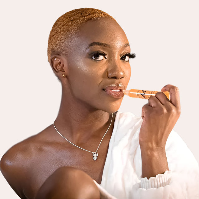 Gold Digger – 10ml Organic Lip Gloss with Gold Shimmer & Sweet Orange Essential Oil