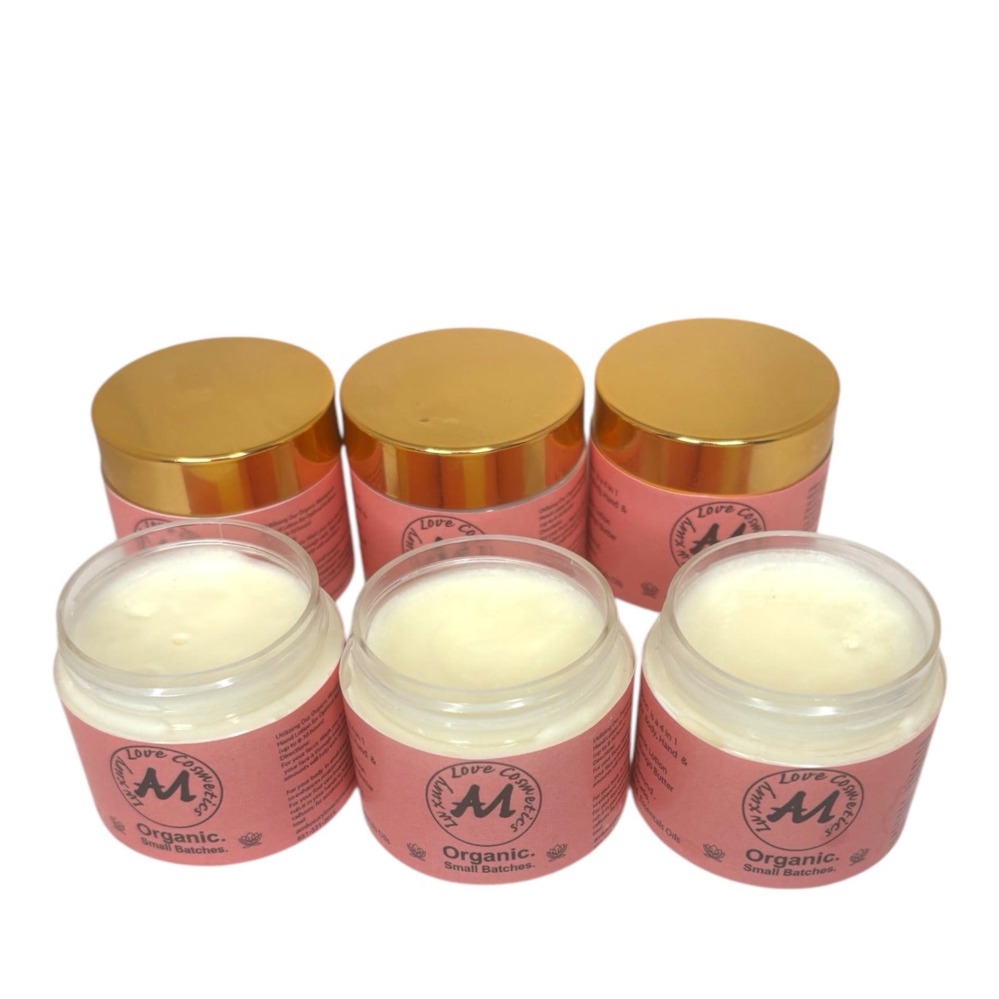 Pack of 6 Organic Mango Butter Bliss (2 oz ) 4-in-1 Lotions