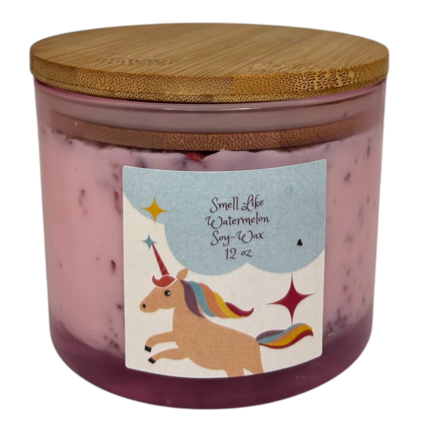 Smell Like Watermelon Infused With Rose Petals Candle