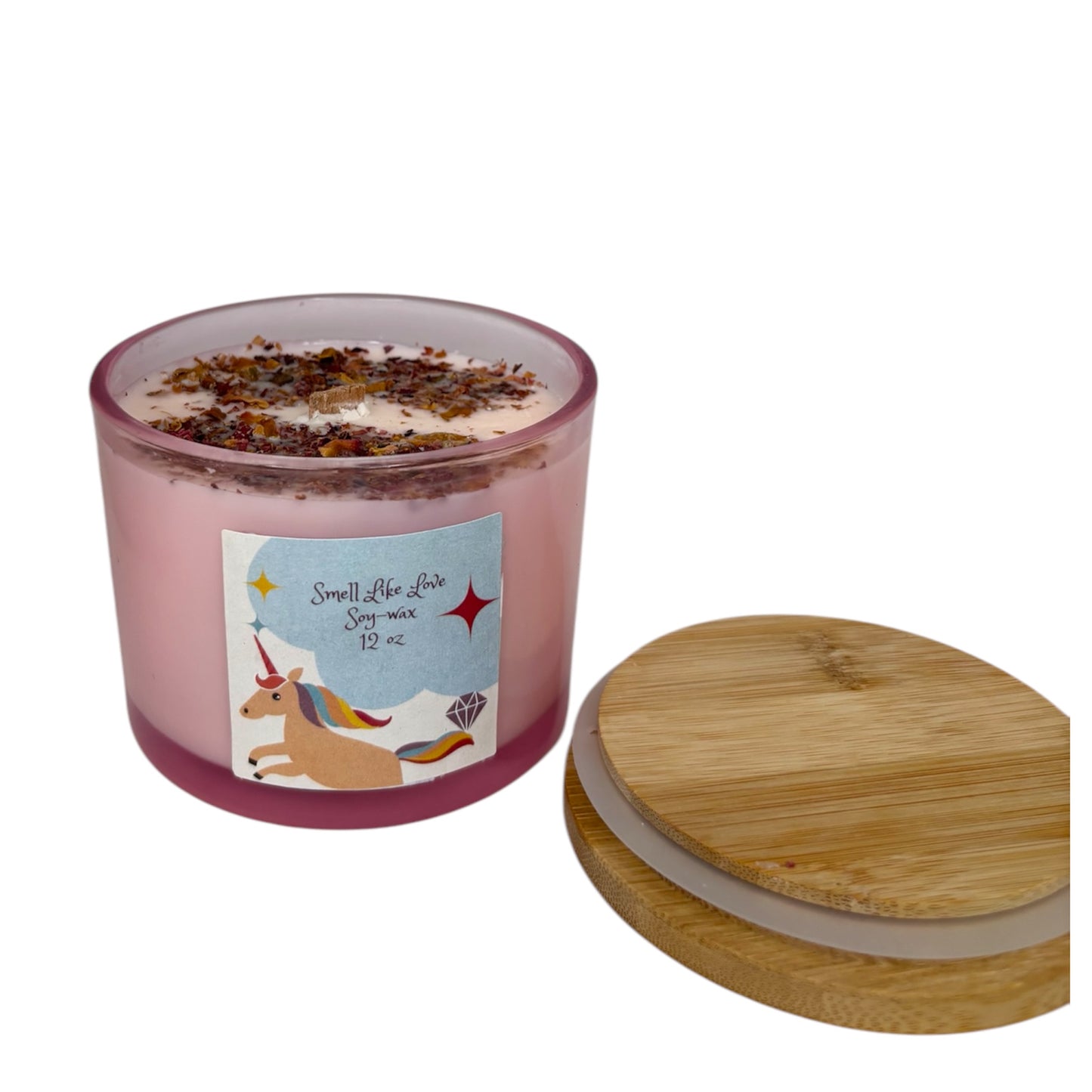 Smell Like Strawberry Love Soy-wax Candle