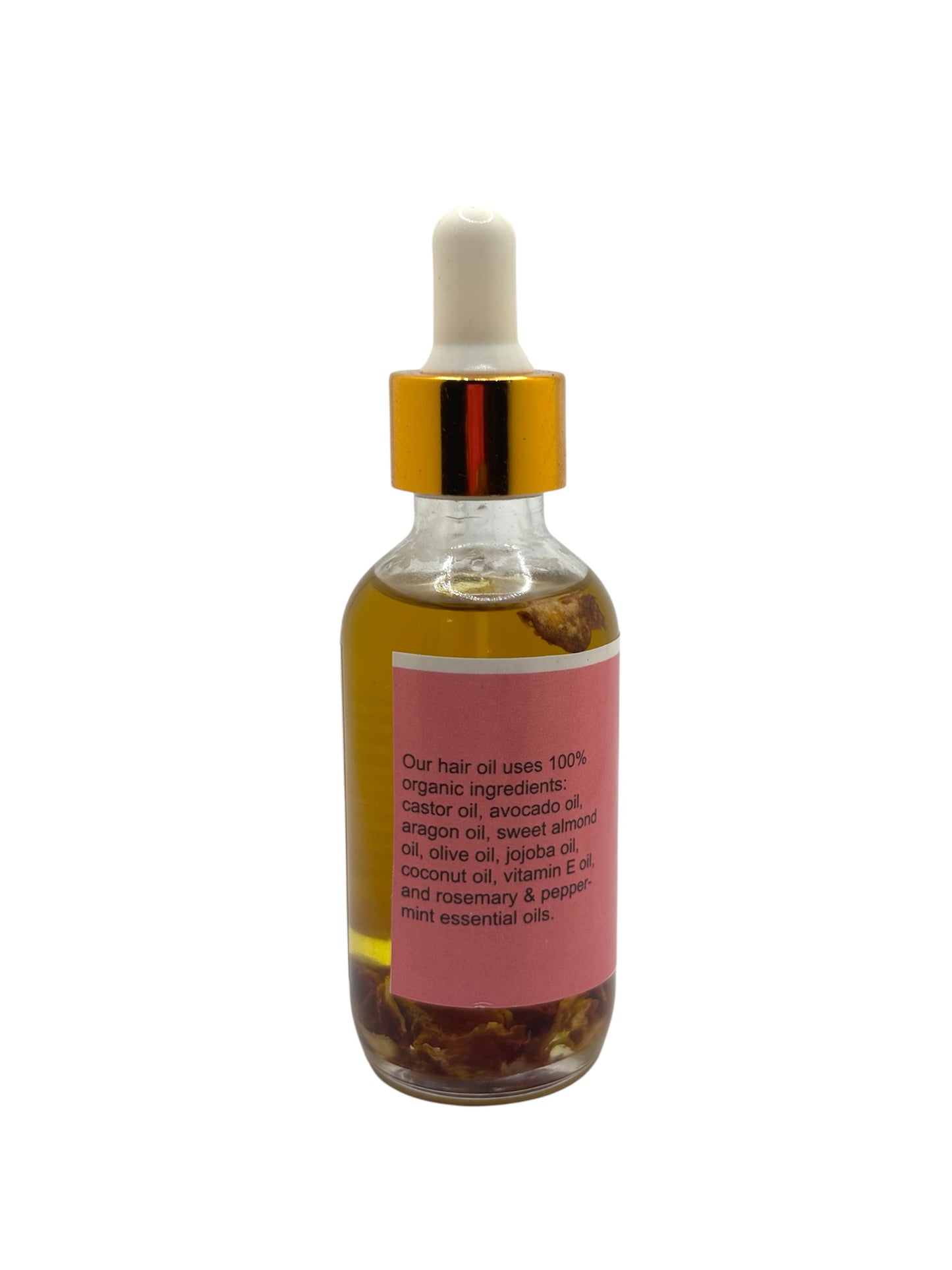 3 In 1 Organic oil(Hair, Face & body oil ) Infused With Rose petals