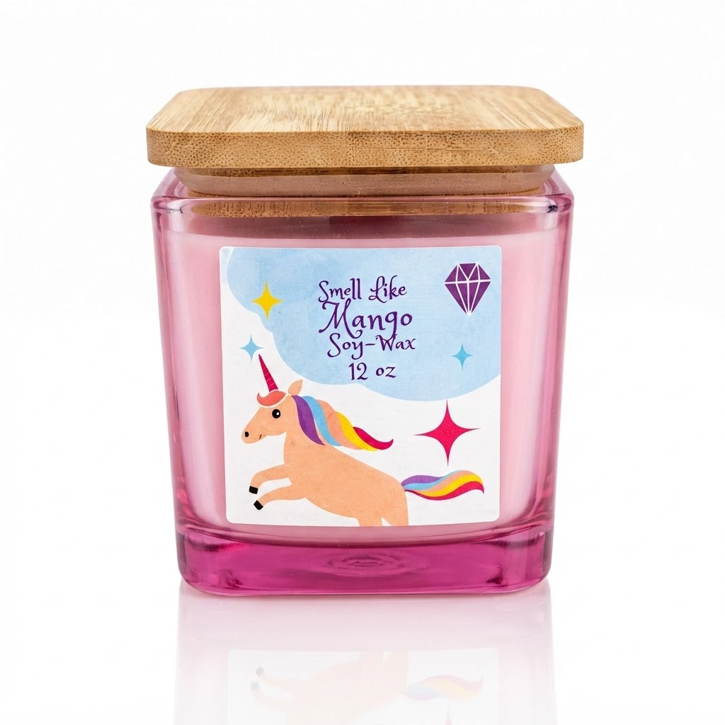 Organic Soy Candle – Mango (9 oz)